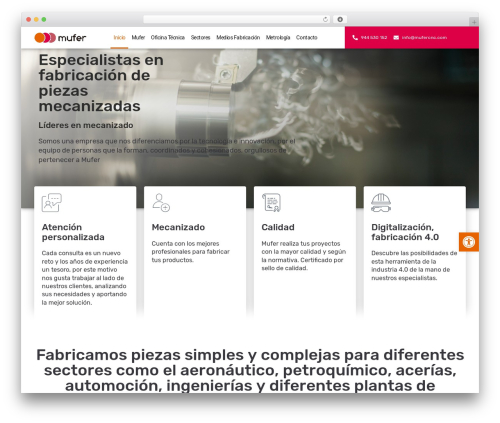 WordPress theme OceanWP - mufercnc.com