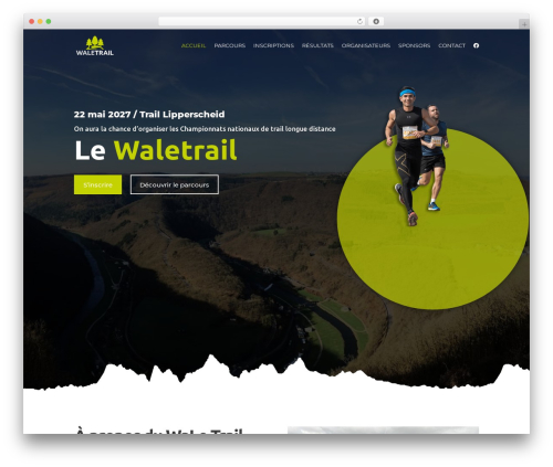 WordPress theme Divi - waletrail.lu