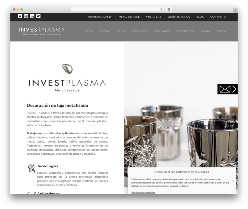 WordPress theme Skylith - investplasma.com