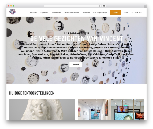 Cardinal WordPress theme - vangoghhuis.com
