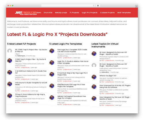 Disto premium WordPress theme - justproducer.com