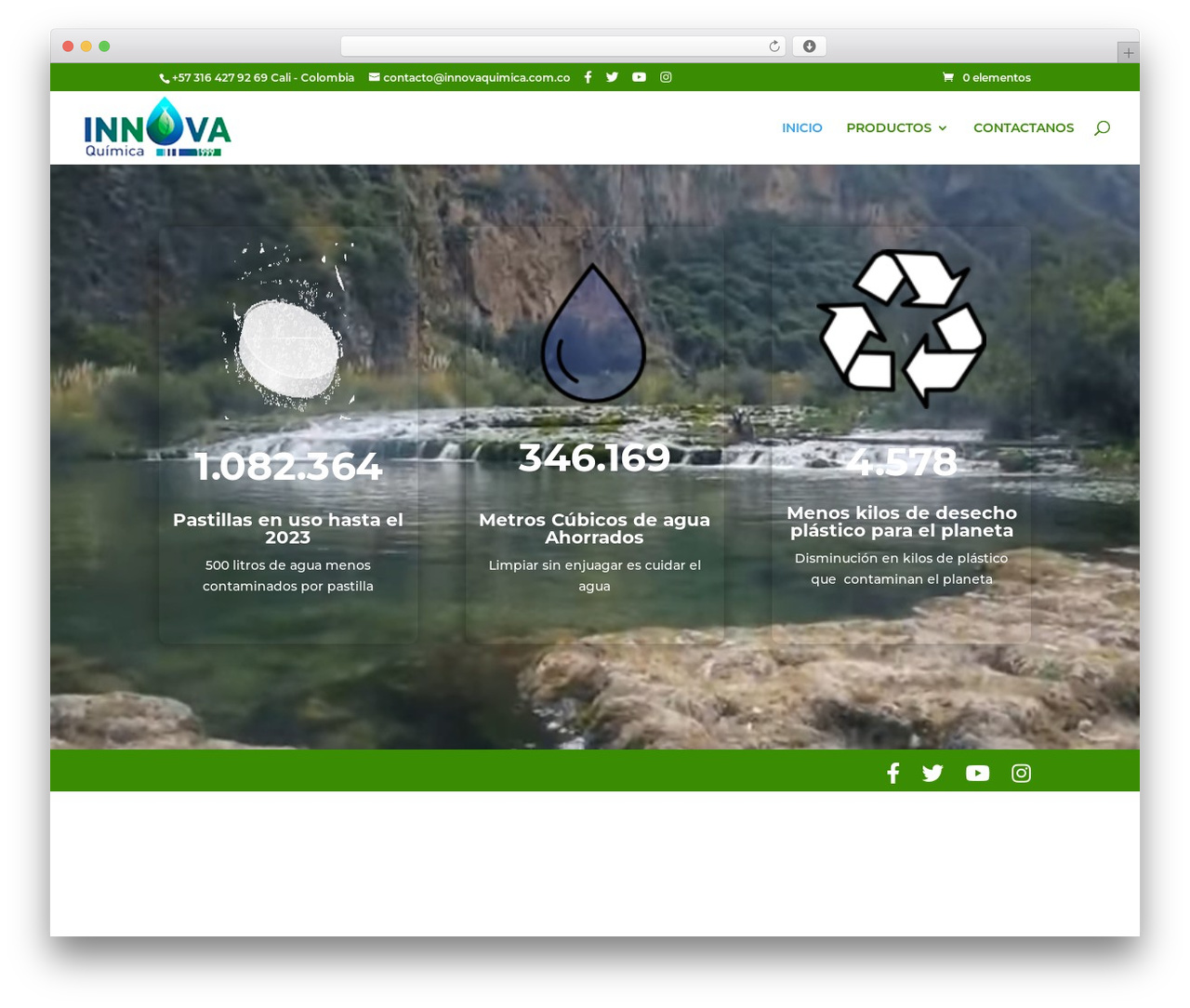 Divi WordPress theme - innovaquimica.com.co