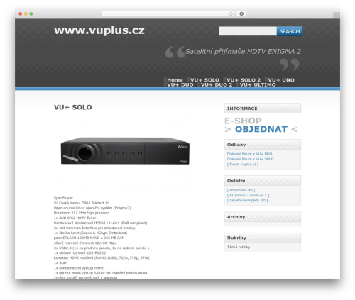 Halftone theme WordPress - vuplus.cz