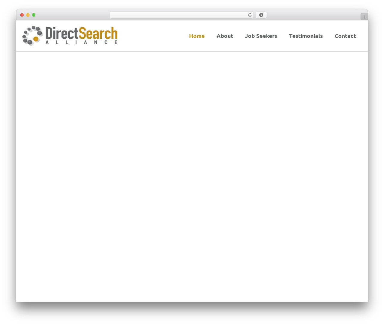 Hello Elementor WordPress theme - directsearchalliance.com