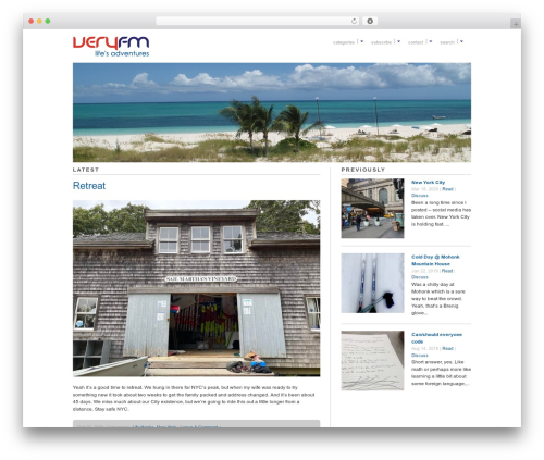 Modularity WordPress theme - very.fm