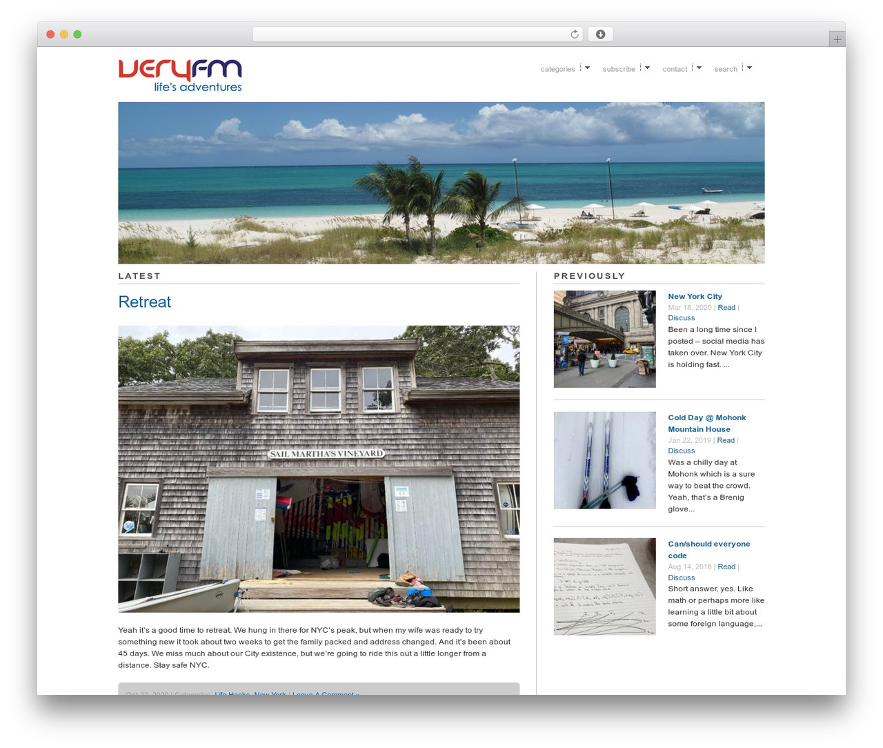 Modularity WordPress theme - very.fm