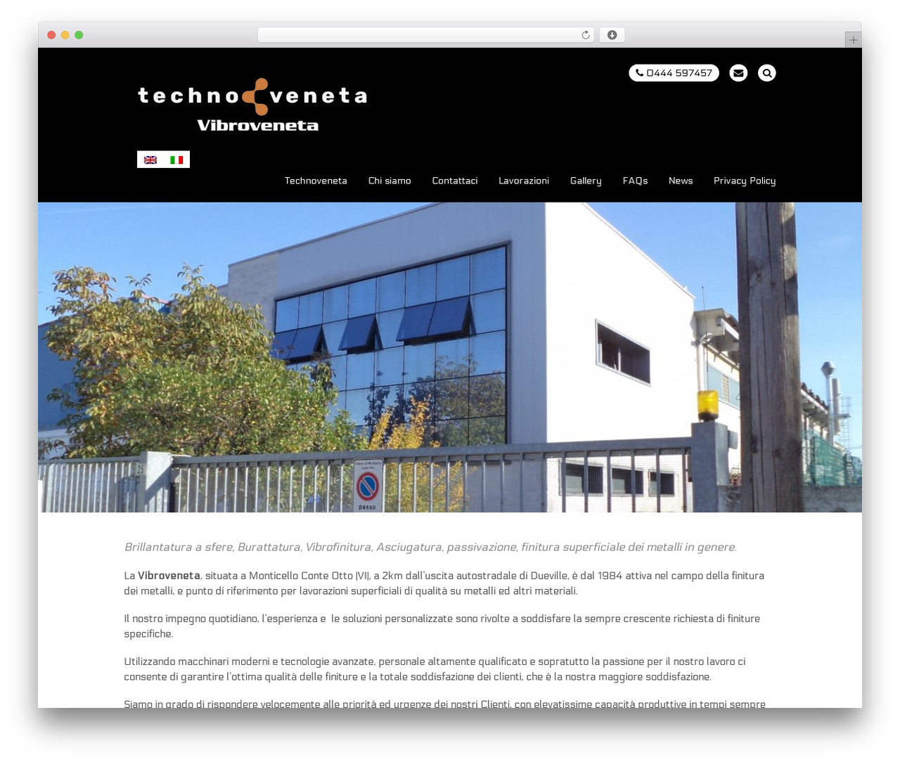 Stack top WordPress theme - vibroveneta.it