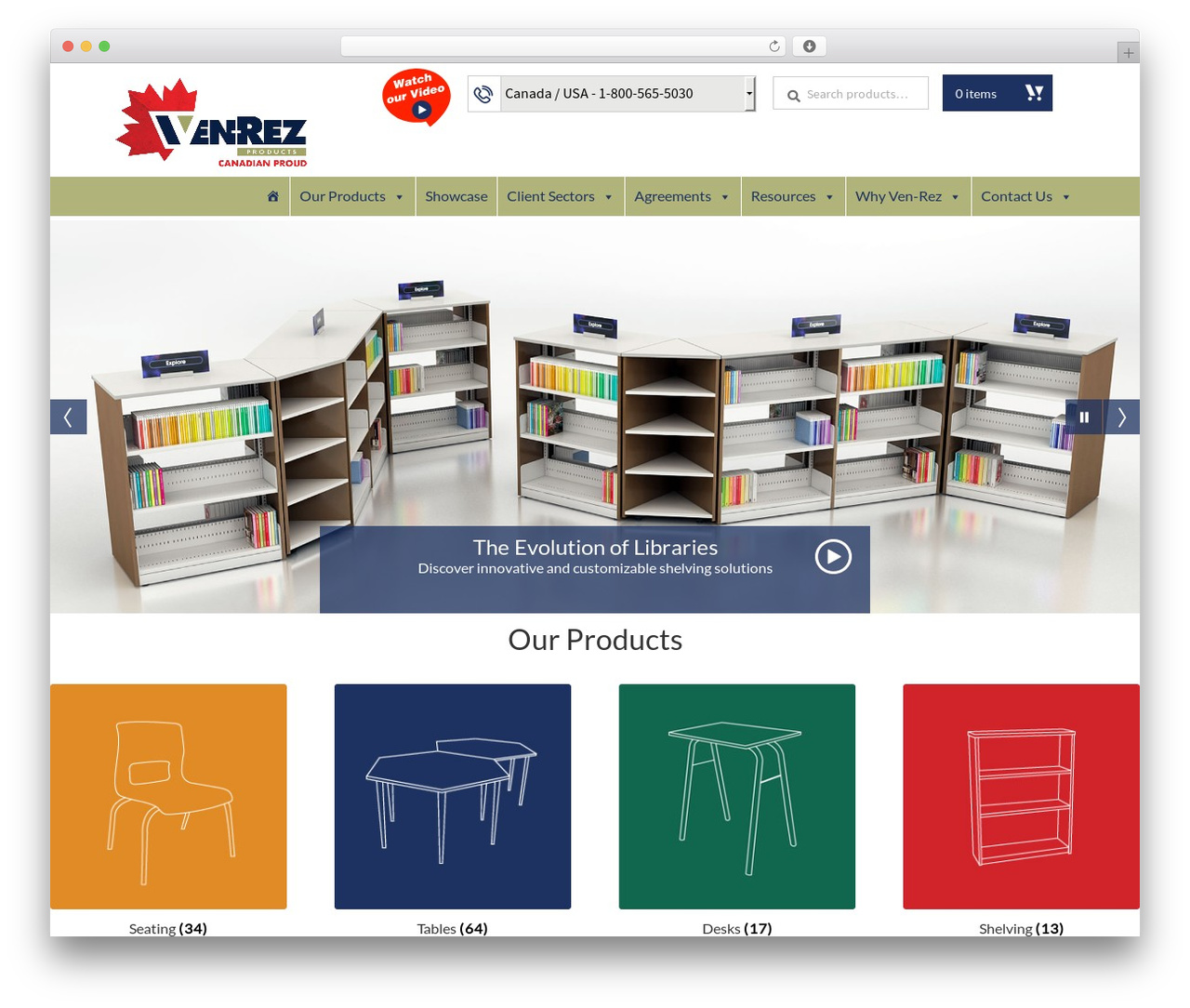 Storefront theme WordPress - ven-rez.com