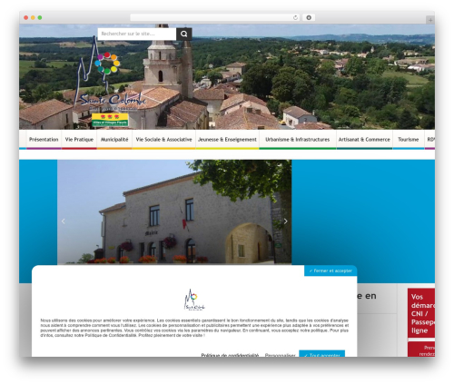 Theme WordPress cherry - ville-saintecolombeenbruilhois.fr