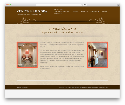 Theme WordPress Genesis - venicenailsspa.com