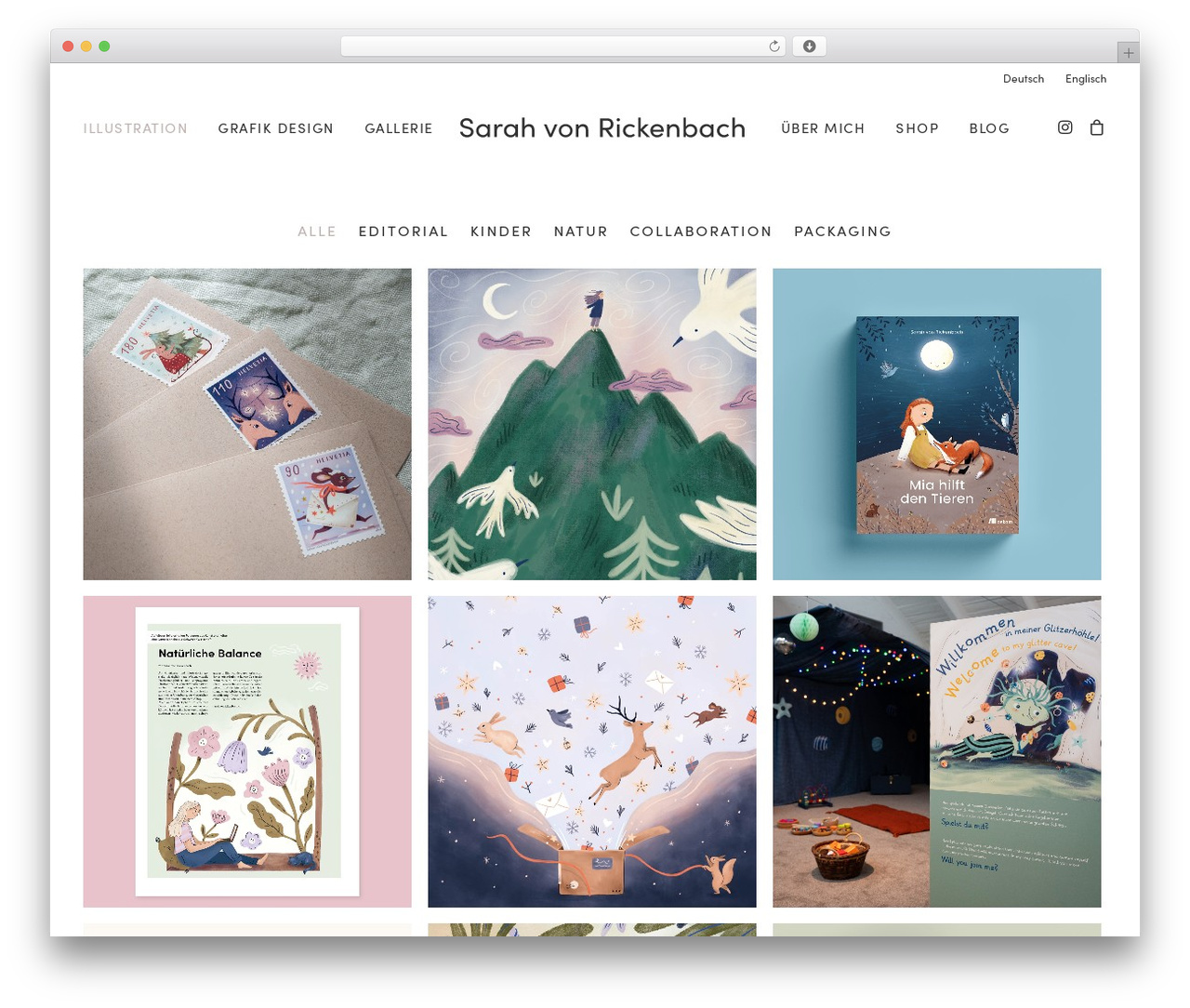 Uncode WordPress theme - sarahvonrickenbach.ch