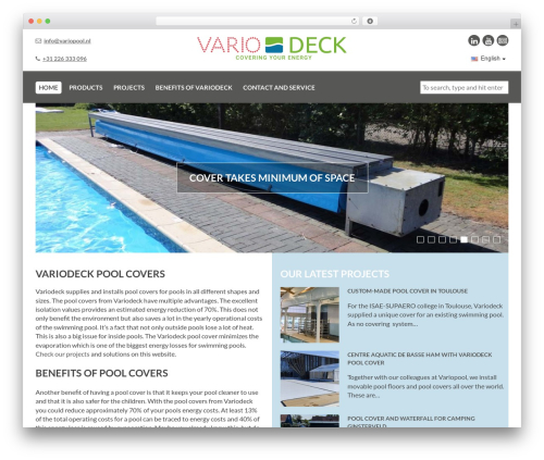 Variomatic WordPress website theme - variodeck.nl