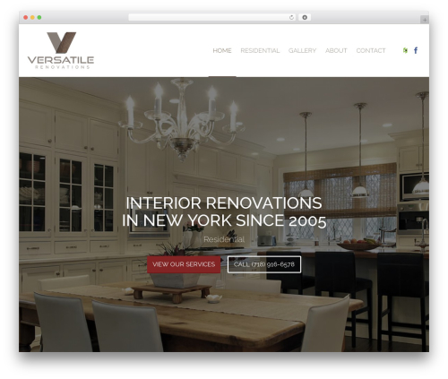 Versatile theme WordPress - versatilerenovationsnyc.com