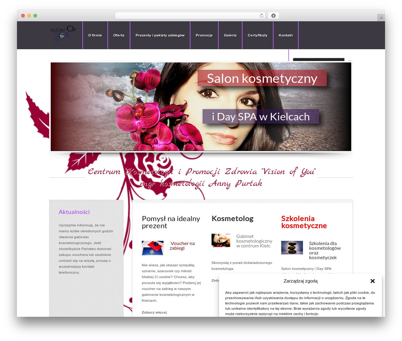 WordPress theme Config - visionofyou.pl