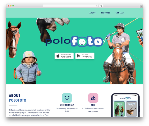 WordPress theme Starter theme - polofotoapp.com