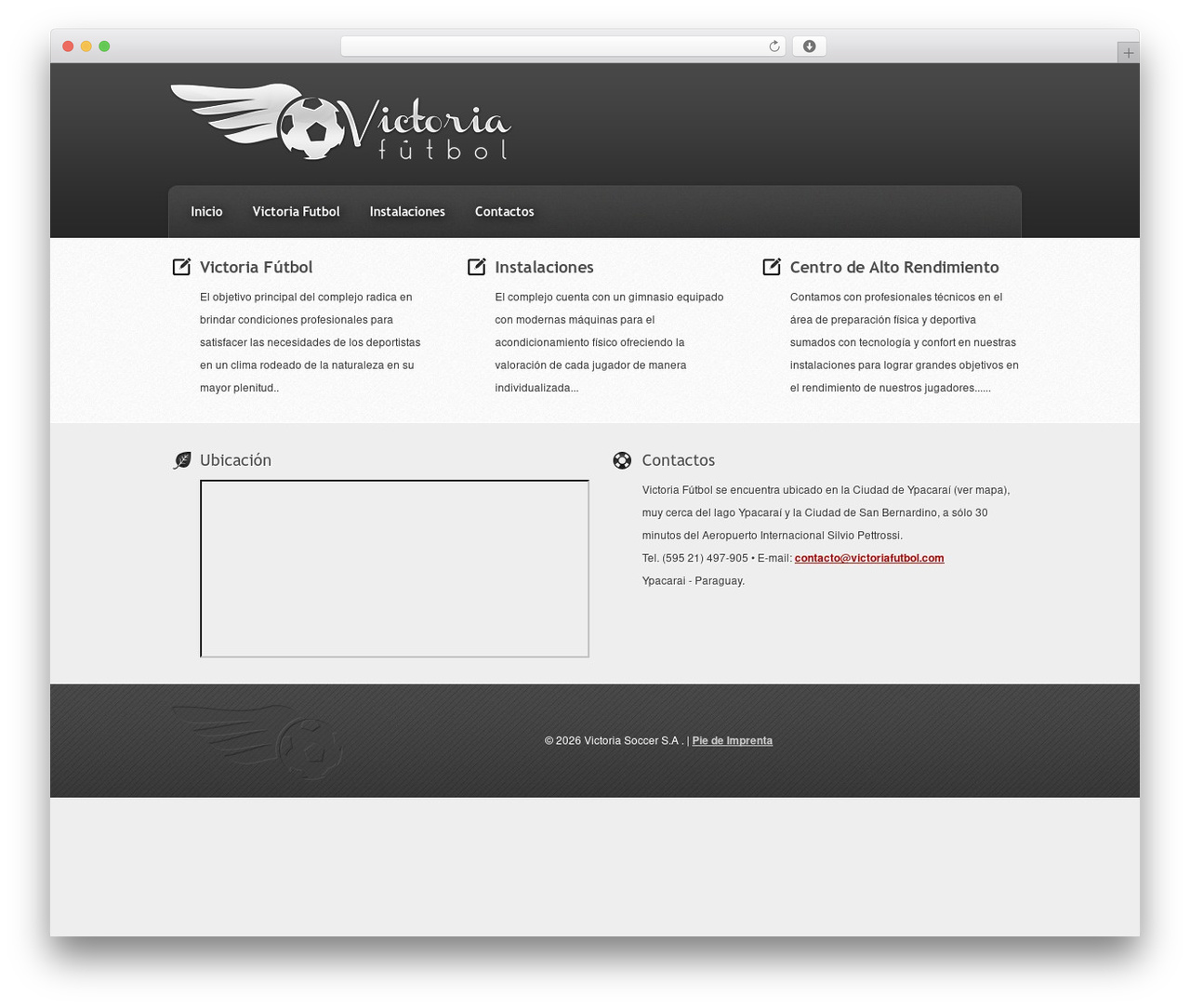 WordPress theme ThemeShift - victoriafutbol.com