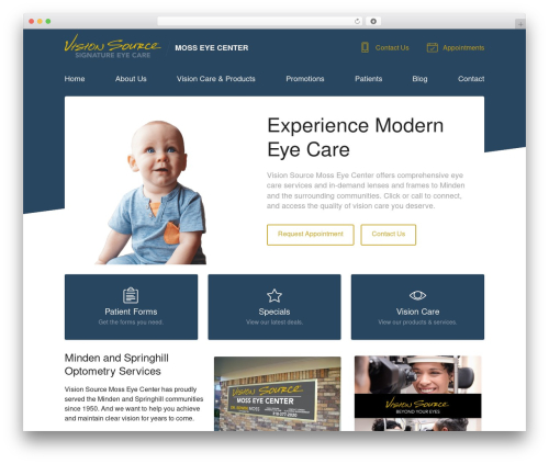 WordPress theme VS Theme #3 - visionsource-drmoss.com