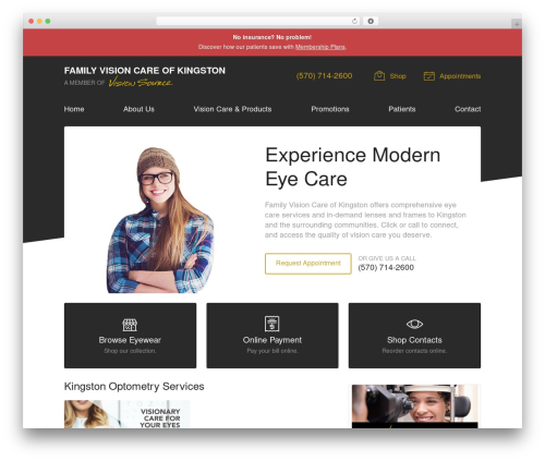 WordPress theme VS Theme #3 - visionsource-kingston.com
