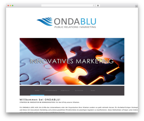 cherry WP theme - ondablu.at