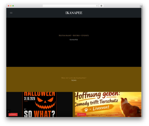 Cristiano WordPress theme - kanapee.com