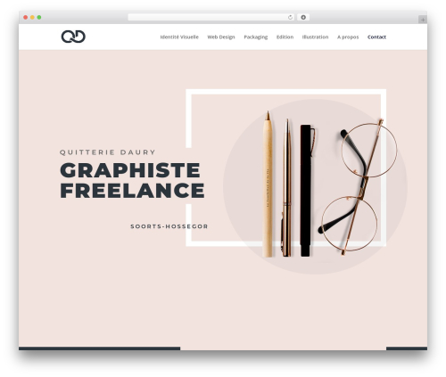 Divi WordPress theme - quitterie-daury.fr