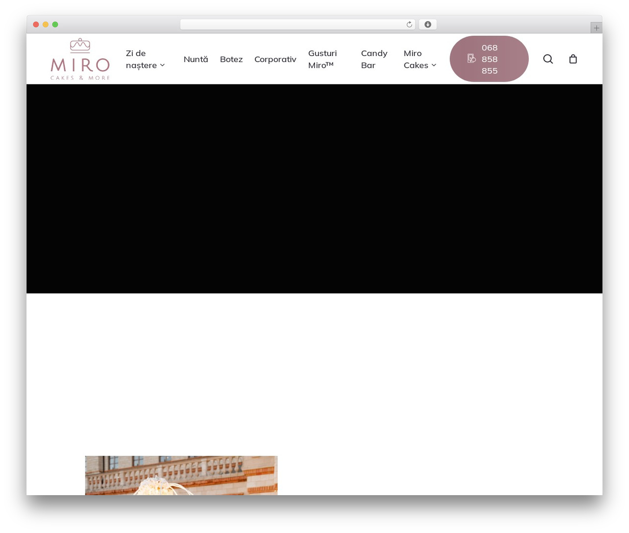 Miro Cakes WordPress theme design - miro.md Miro Cakes WordPress theme design - miro.md