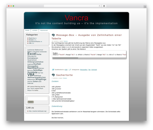 Wp cumulus WordPress plugin - vancra.com