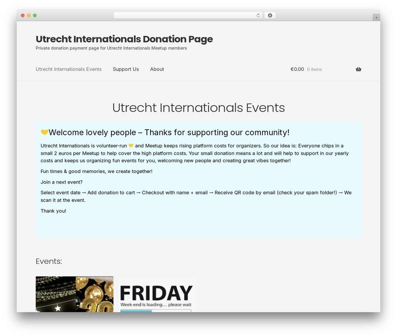 Storefront WordPress ecommerce theme - utrechtmerch.com