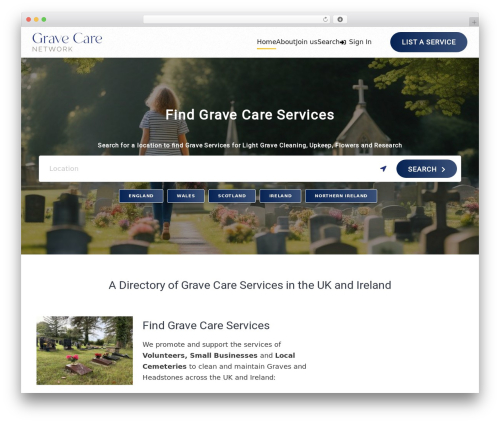 Theme WordPress TaskHive - gravecarenetwork.com