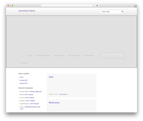 Theme WordPress WordPress AID - onewomaninkenya.com