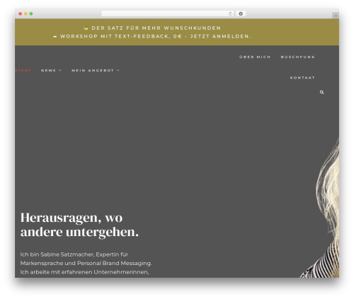 Dotlife elementor WordPress plugin - www.sabinesatzmacher.de