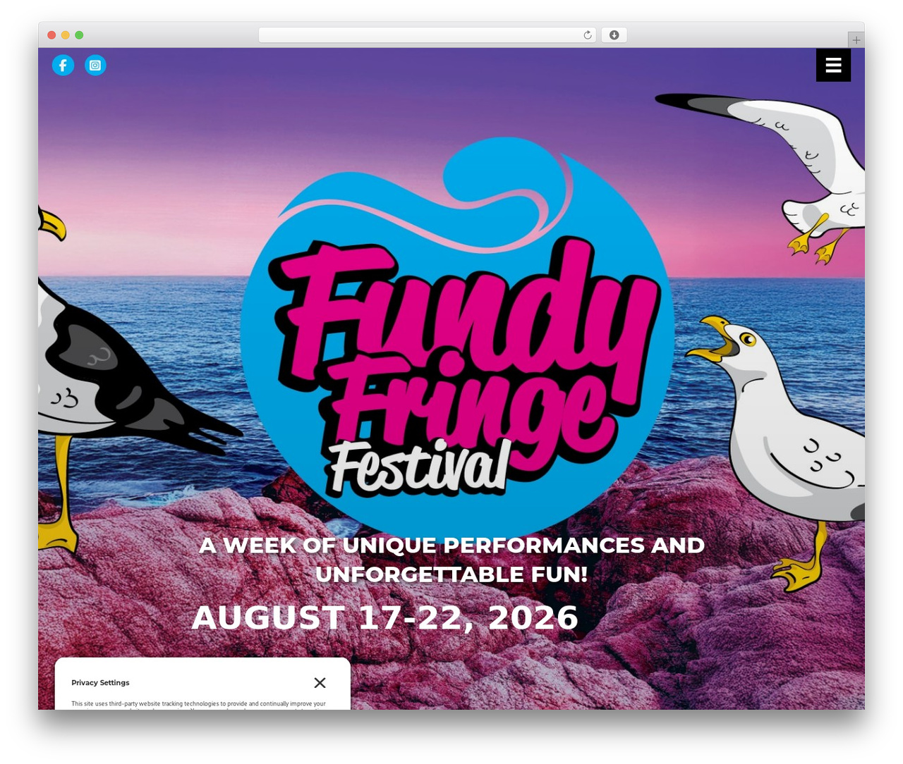 WordPress theme Beaver Builder Theme - fundyfringefestival.com
