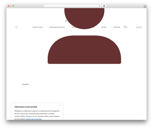 WordPress theme Brielle - bellezaybienestarzaidanavarro.com