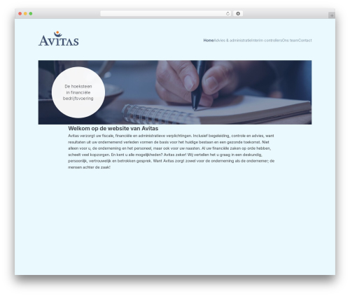WordPress theme Low Tide - avitas.nl