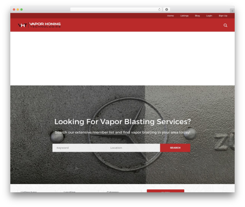 WordPress theme SpotGuide - vaporblastingservices.com