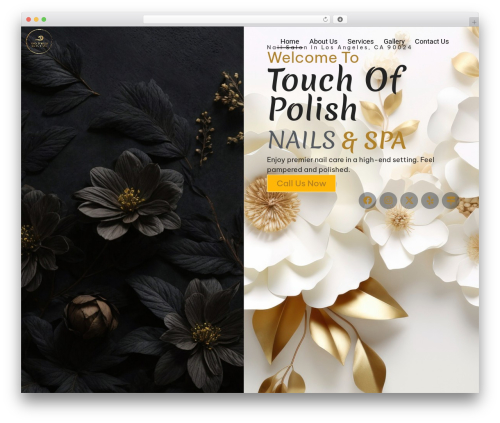 Mac menu WordPress plugin - touchofpolishnailsspa.com