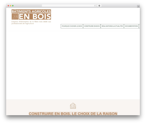 BAB WordPress theme - batimentsagricolesbois.org