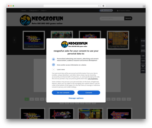 Boxes WordPress theme - neogeofun.com