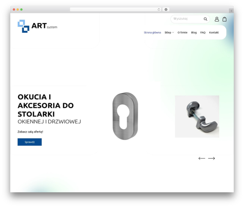 Candyweb WordPress website theme - artsystem.net.pl