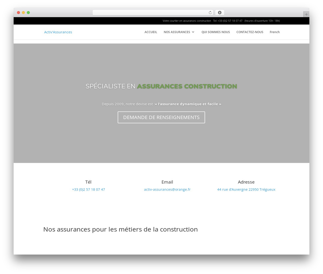 Divi WordPress theme - activassurances.com Divi WordPress theme - activassurances.com