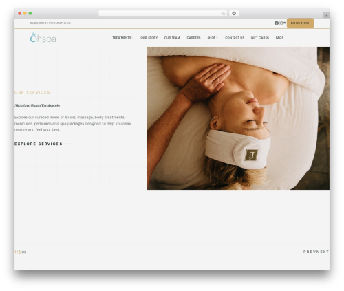 Divi WordPress theme - ohspa.ca