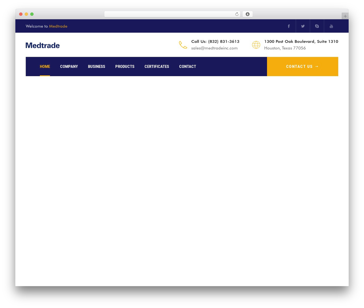 Facmaster WordPress theme - medtradeinc.com Facmaster WordPress theme - medtradeinc.com
