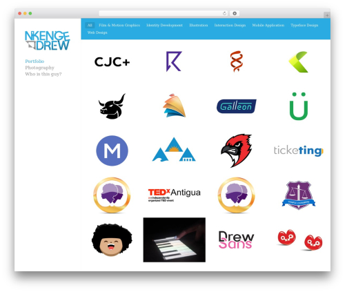 Ink WordPress theme - nkengedrew.com