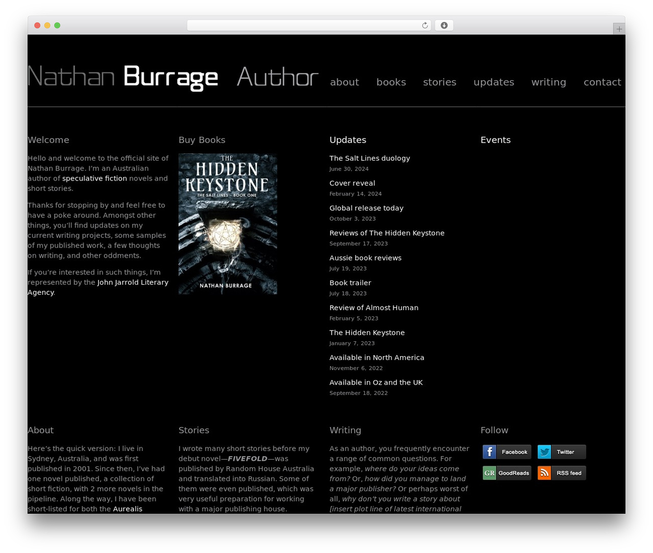 Theme WordPress NB - nathanburrage.com