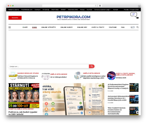 Theme WordPress Wesper - petrpikora.com