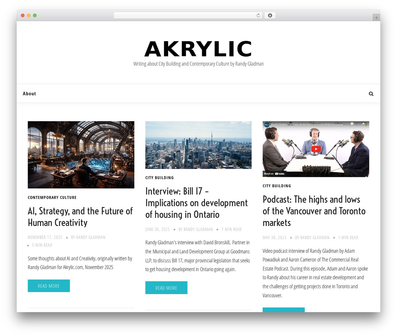 WordPress theme Fort - akrylic.com