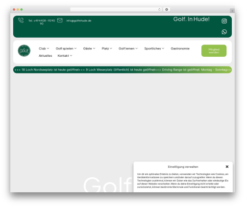 Elfsight weather cc WordPress plugin - golfinhude.de
