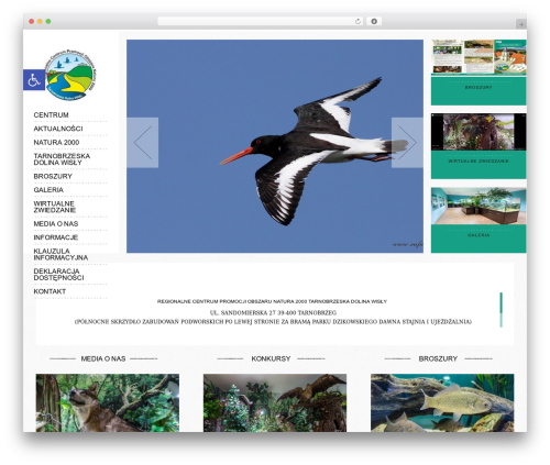 WordPress theme Socha Responsive Theme - natura2000.tarnobrzeg.pl