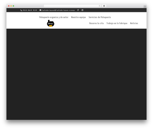 Divi WordPress theme - www.lafabrique.coop
