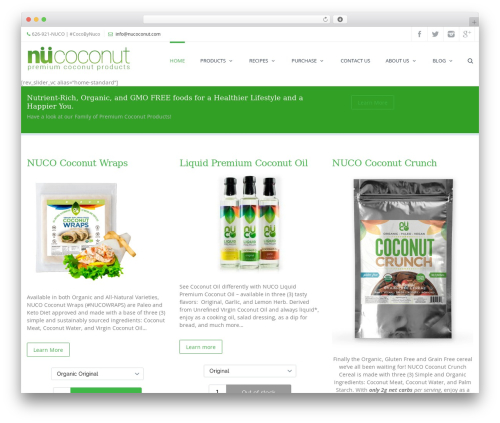 DP Evolve theme WordPress - nucoconut.com